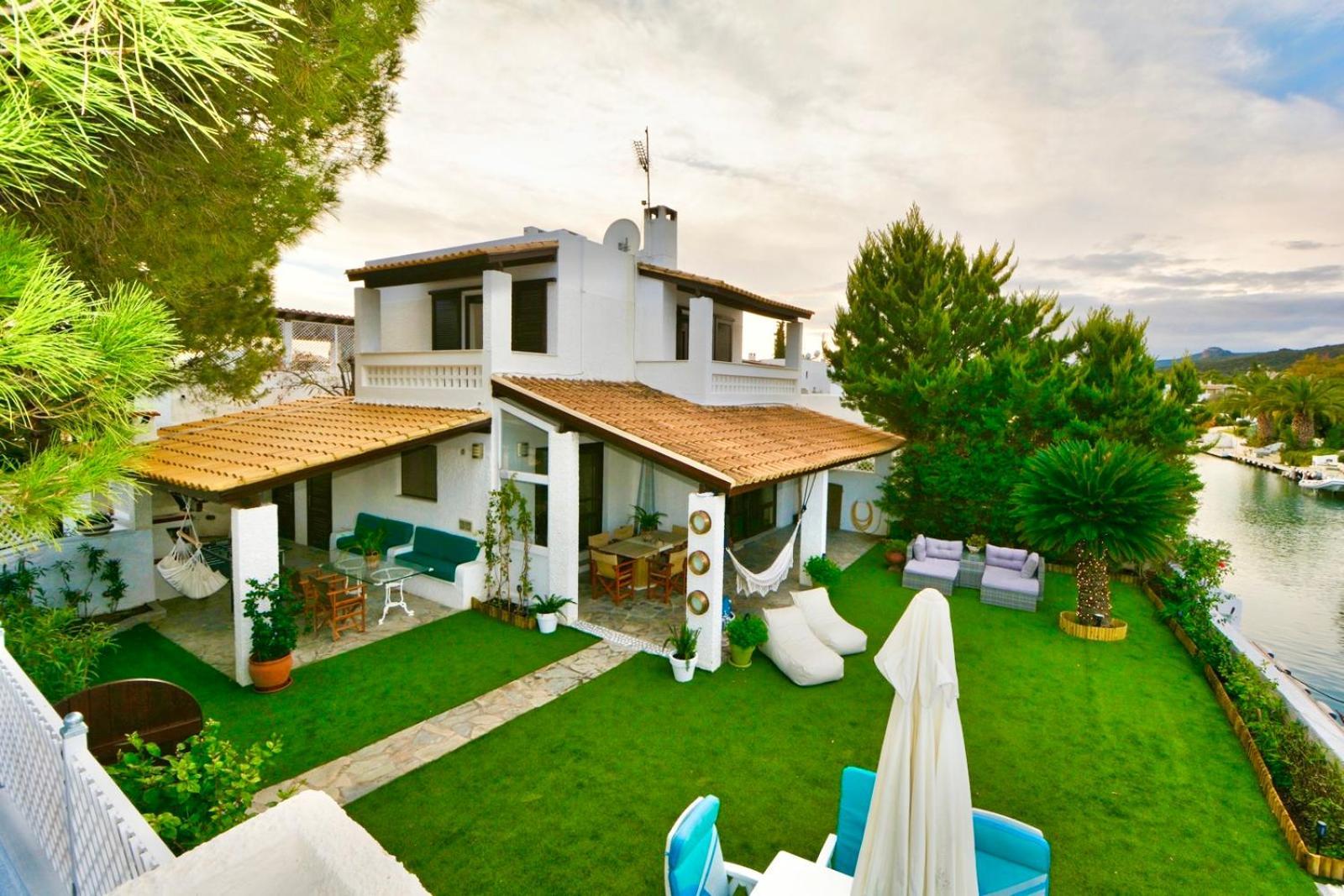 Villasonboard Dock Villa 3 Bed, 3 Bath, Canal, Greek Venice Porto Hydra Plépi Eksteriør bilde